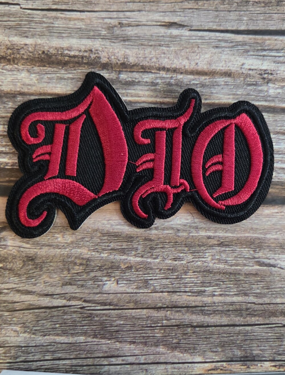 Giant Dio Patch Goth Heavy Metal 90s Rock N Roll Embroidered Patch